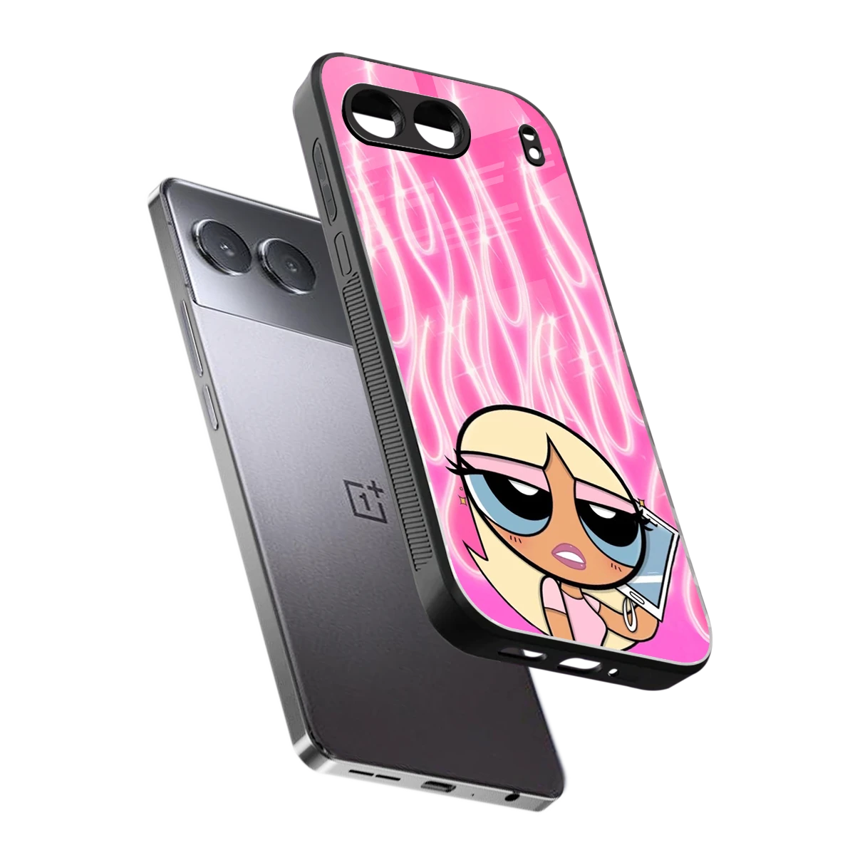 Chic Blaze sleek oneplus nord 4 cover with tempered glass back and TPU edges