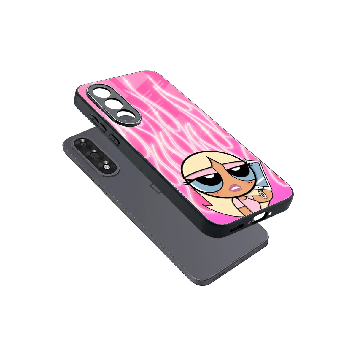 Chic Blaze sleek oneplus nord 5 cover with tempered glass back and TPU edges