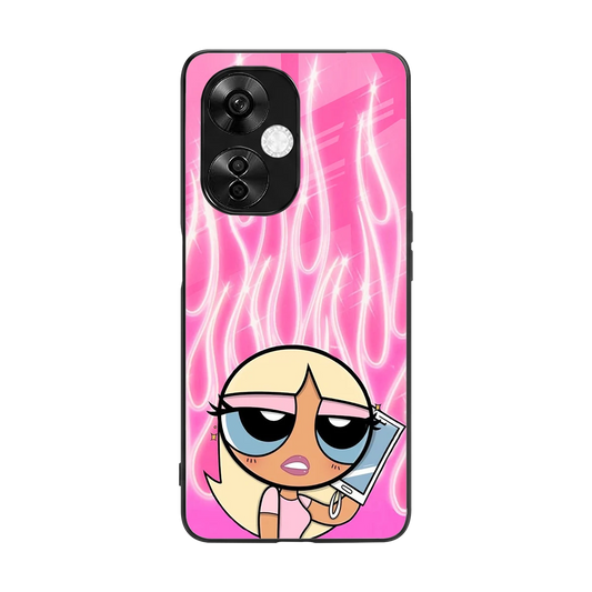 Chic Blaze back phone cover | glass case for oneplus nord ce 3 lite