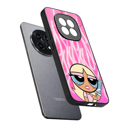 Chic Blaze sleek oppo f29 pro 5g cover with tempered glass back and TPU edges
