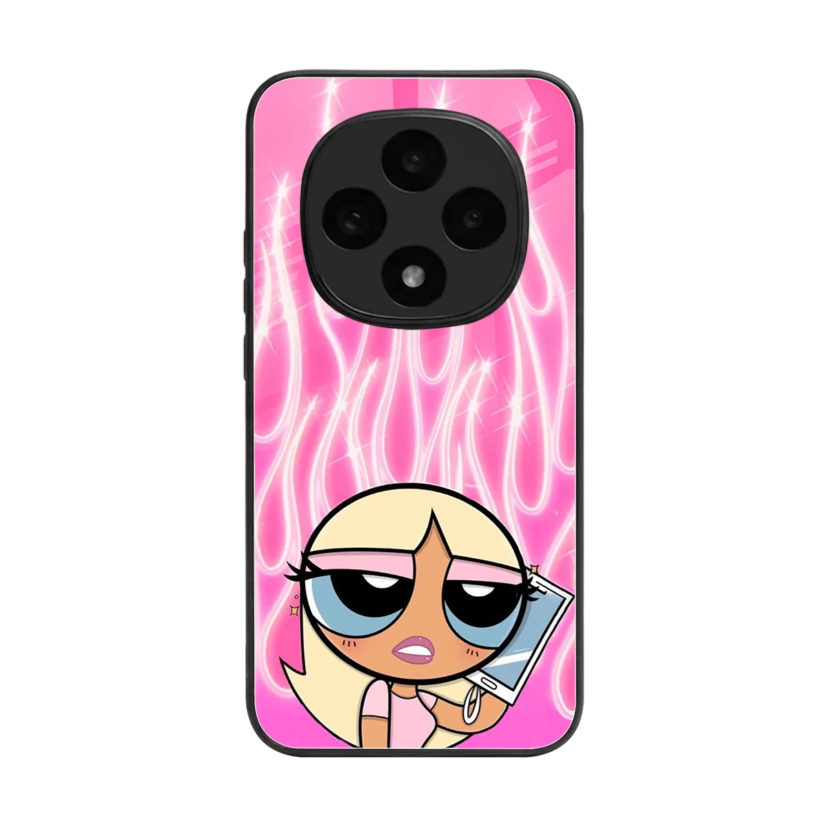 Chic Blaze back phone cover | glass case for oppo f31 pro 5g