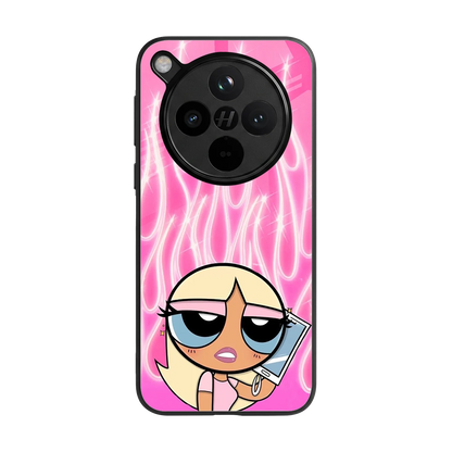 Chic Blaze back phone cover | glass case for oppo find x8