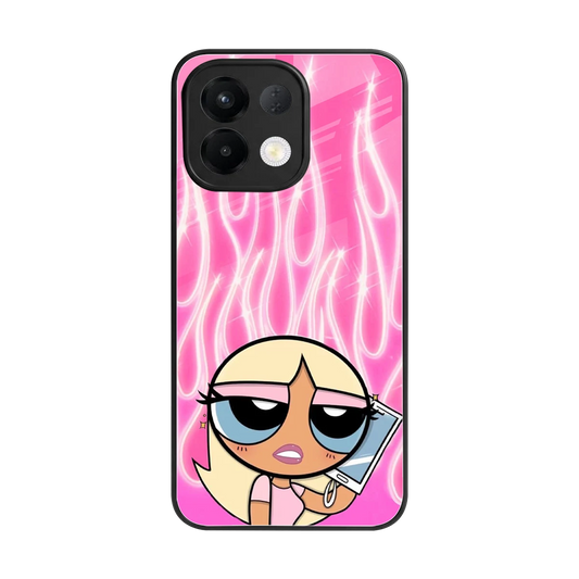 Chic Blaze back phone cover | glass case for oppo k13 5g