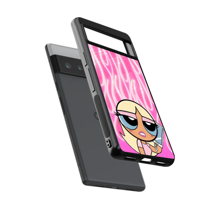 Chic Blaze sleek google pixel 6 pro cover with tempered glass back and TPU edges