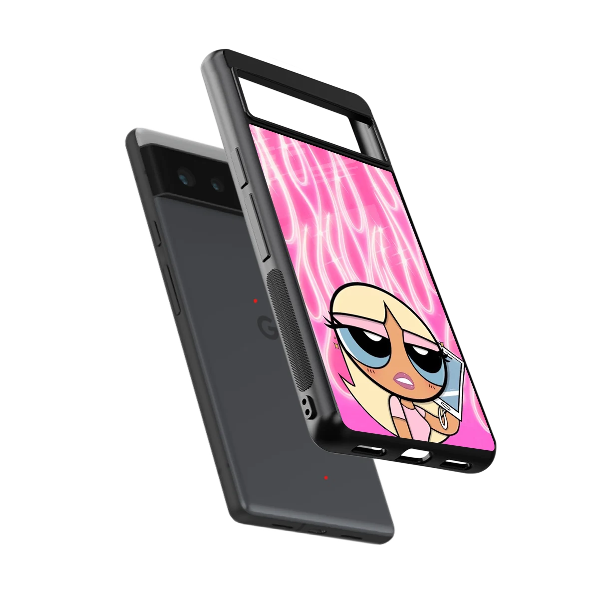 Chic Blaze sleek google pixel 6 cover with tempered glass back and TPU edges