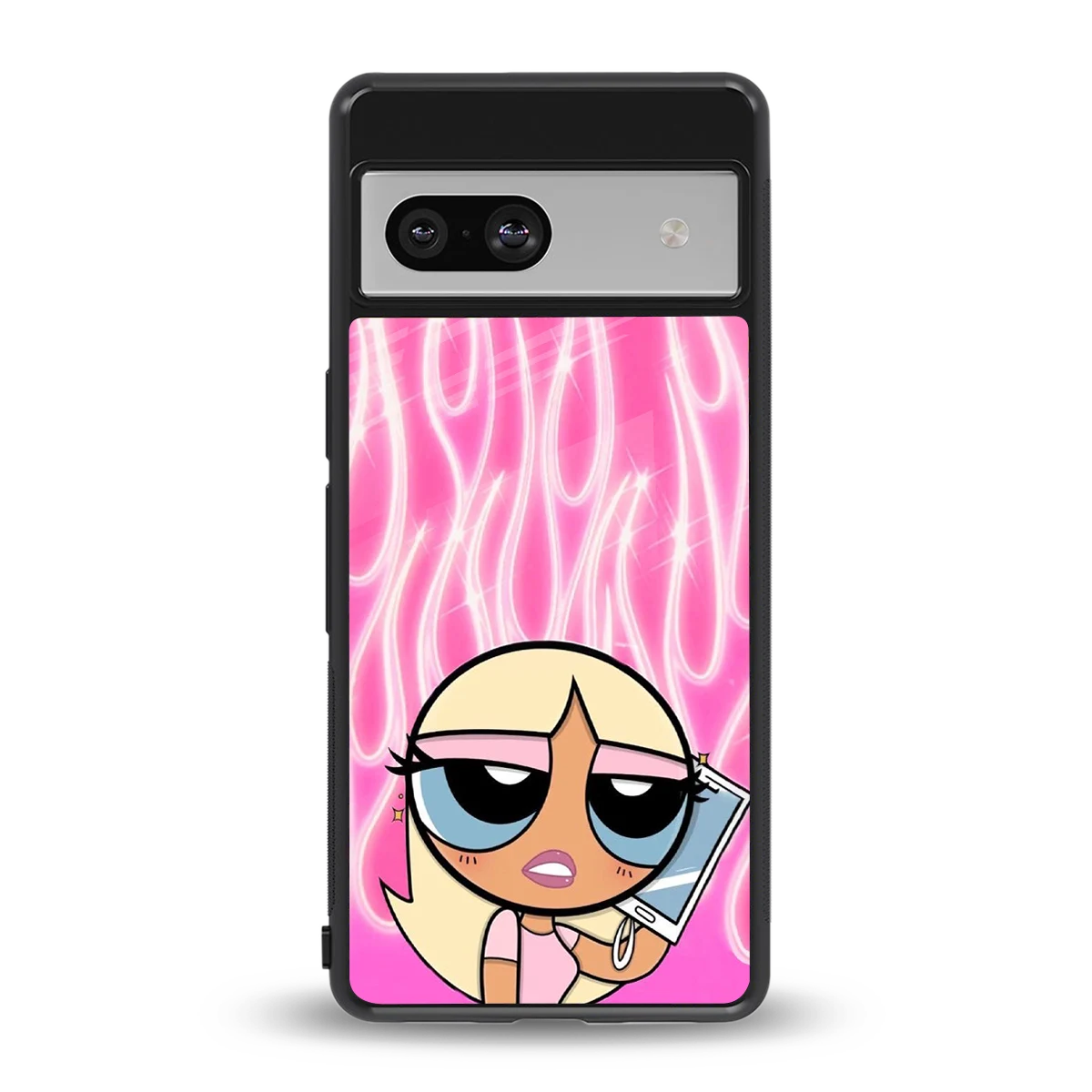 Chic Blaze back phone cover | glass case for google pixel 7