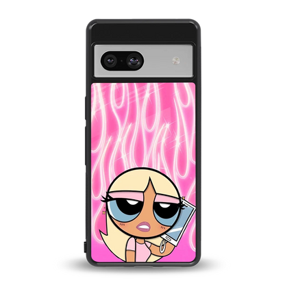Chic Blaze back phone cover | glass case for google pixel 7