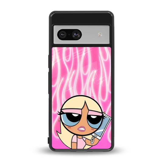 Chic Blaze back phone cover | glass case for google pixel 7