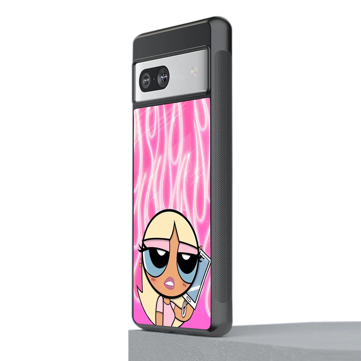 Chic Blaze stylish phone case for google pixel 7a | glossy glass and slim fit