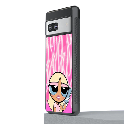 Chic Blaze stylish phone case for google pixel 7a | glossy glass and slim fit