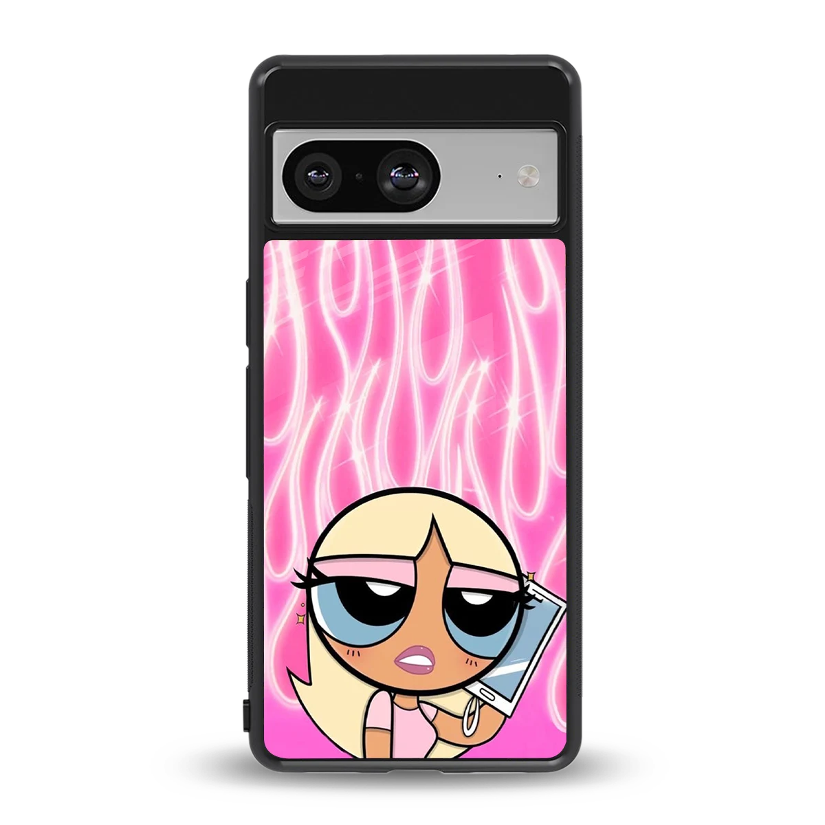 Chic Blaze back phone cover | glass case for google pixel 8