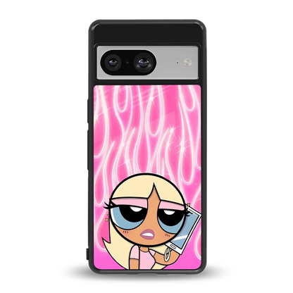 Chic Blaze back phone cover | glass case for google pixel 8