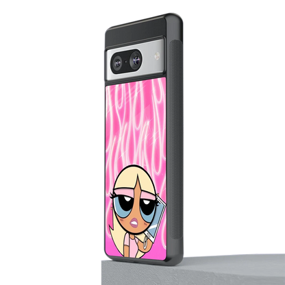 Chic Blaze stylish phone case for google pixel 8 | glossy glass and slim fit