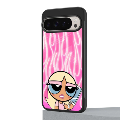 Chic Blaze google pixel 9 pro mobile cover | shockproof glass phone case