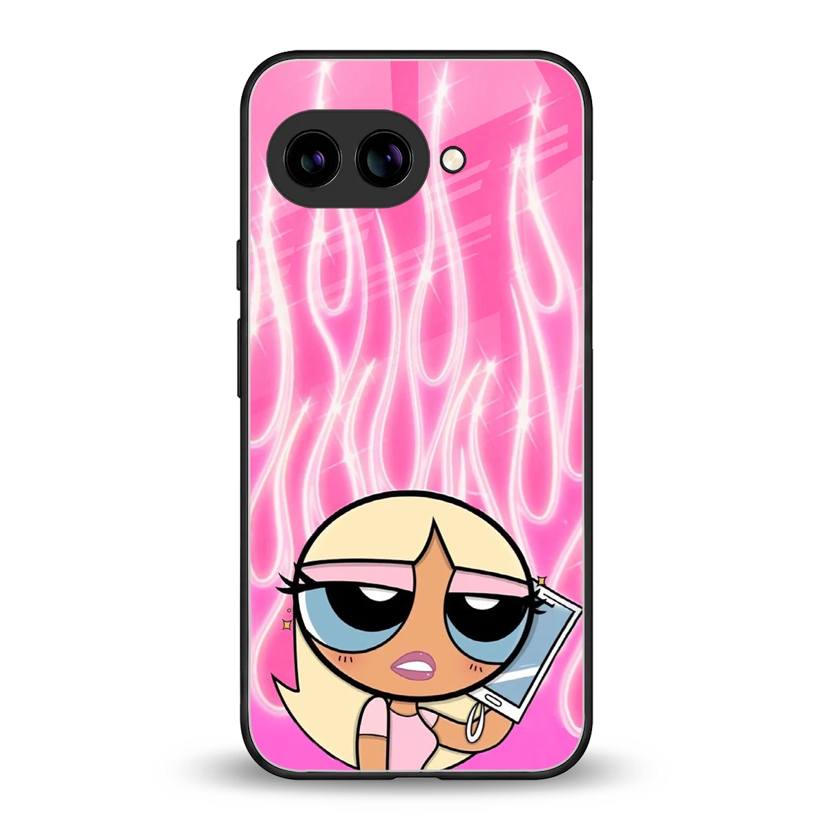 Chic Blaze back phone cover | glass case for google pixel 10a
