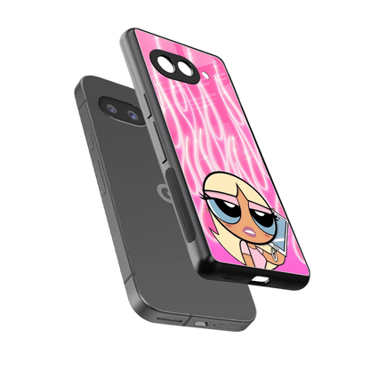 Chic Blaze sleek google pixel 10a cover with tempered glass back and TPU edges