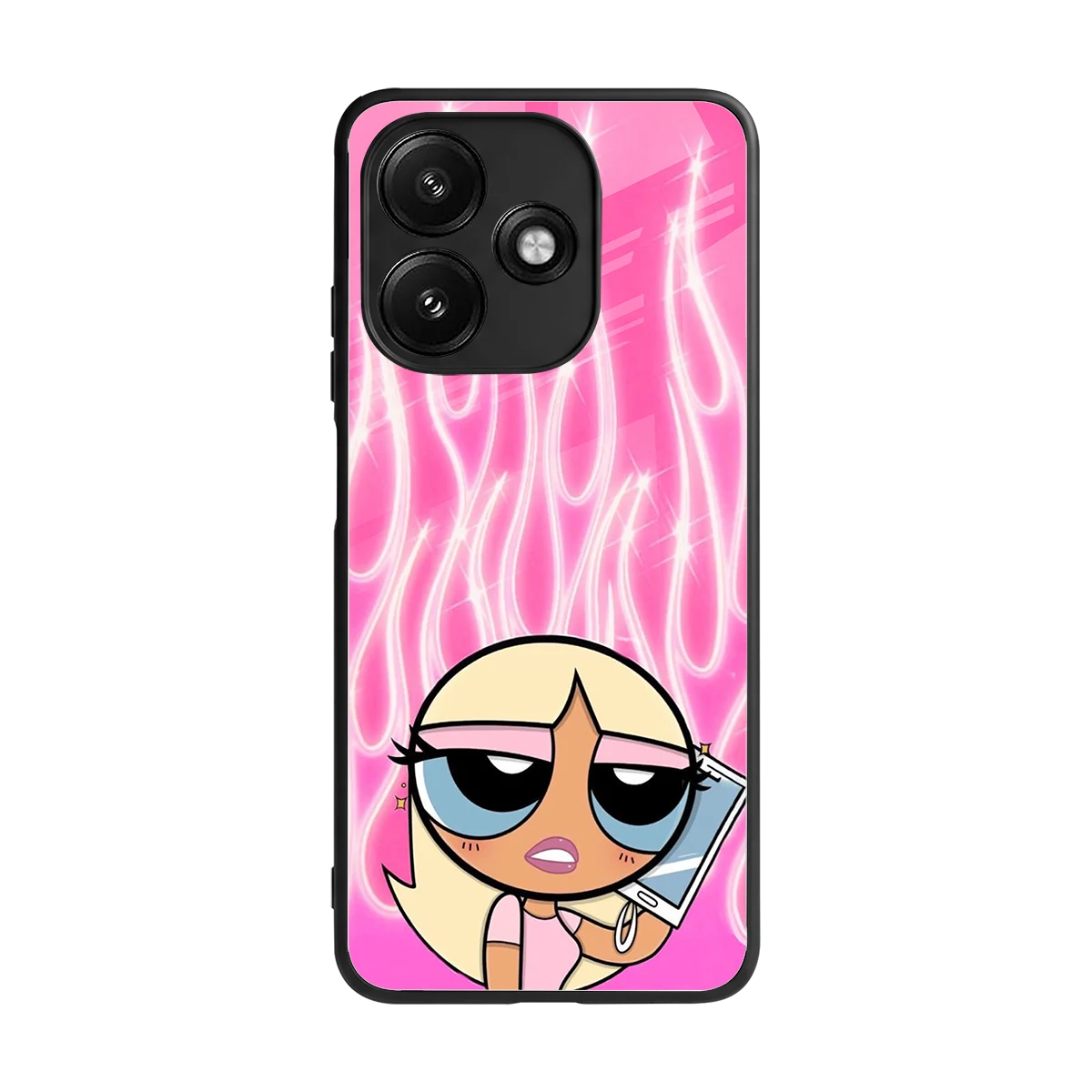 Chic Blaze back phone cover | glass case for redmi 12 5g