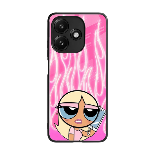 Chic Blaze back phone cover | glass case for redmi 12 5g