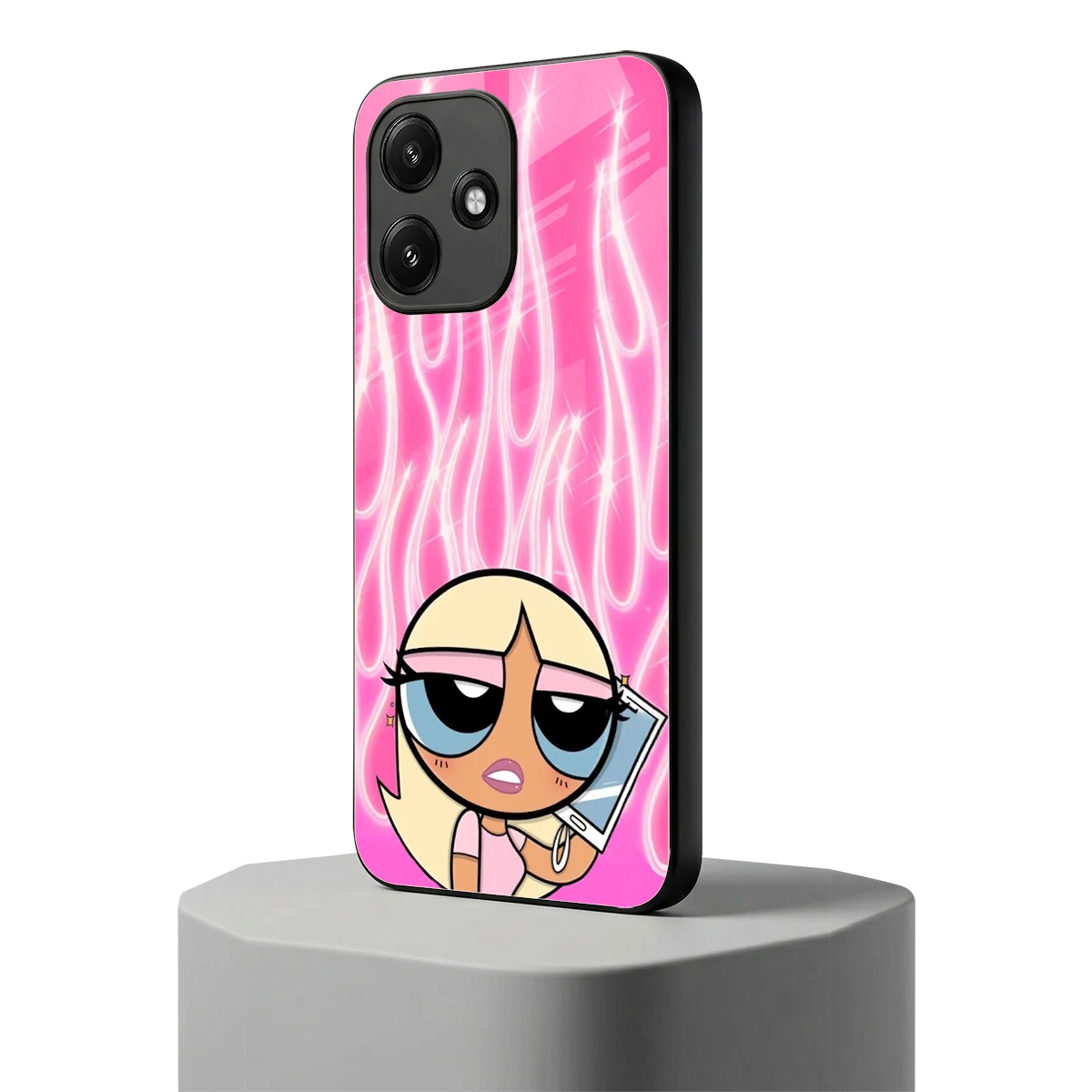 Chic Blaze redmi 12 5g mobile cover | shockproof glass phone case