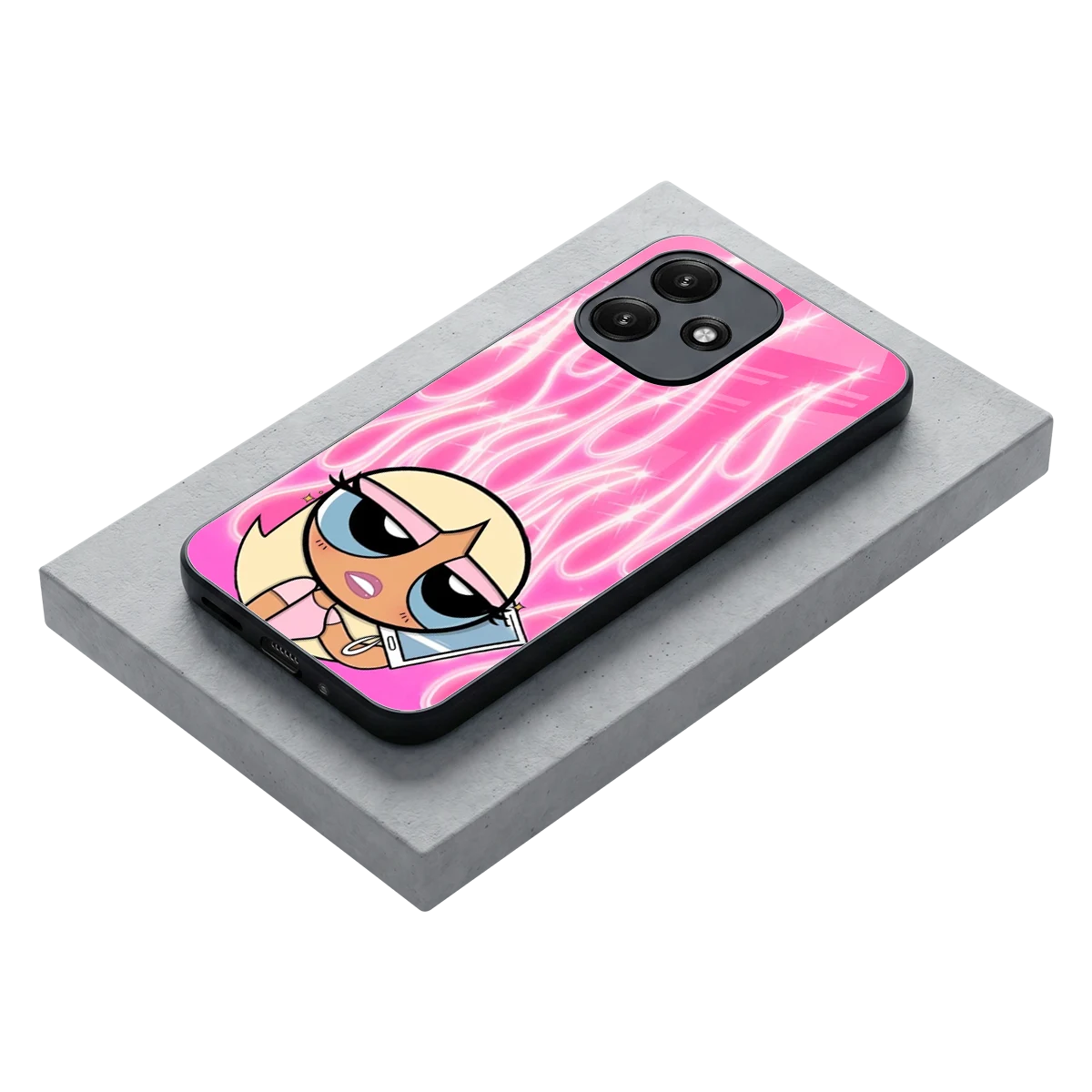 Chic Blaze stylish phone case for redmi 12 5g | glossy glass and slim fit