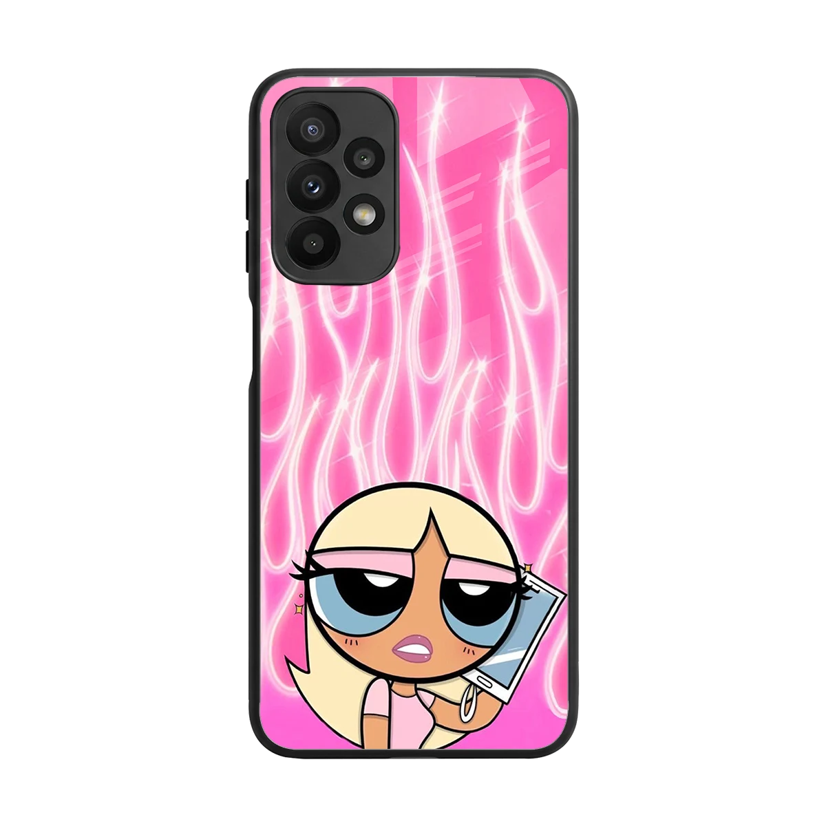 Chic Blaze back phone cover | glass case for samsung galaxy a23