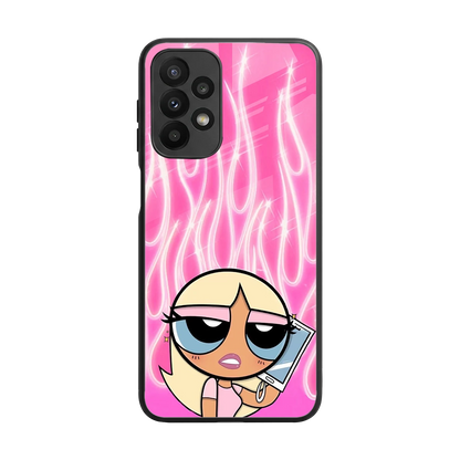 Chic Blaze back phone cover | glass case for samsung galaxy a23