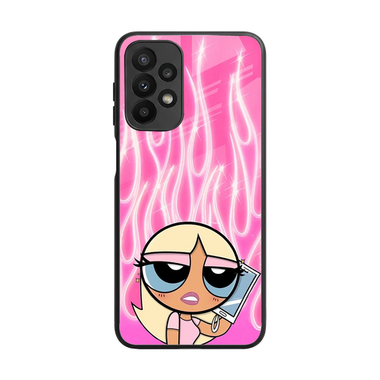 Chic Blaze back phone cover | glass case for samsung galaxy a23