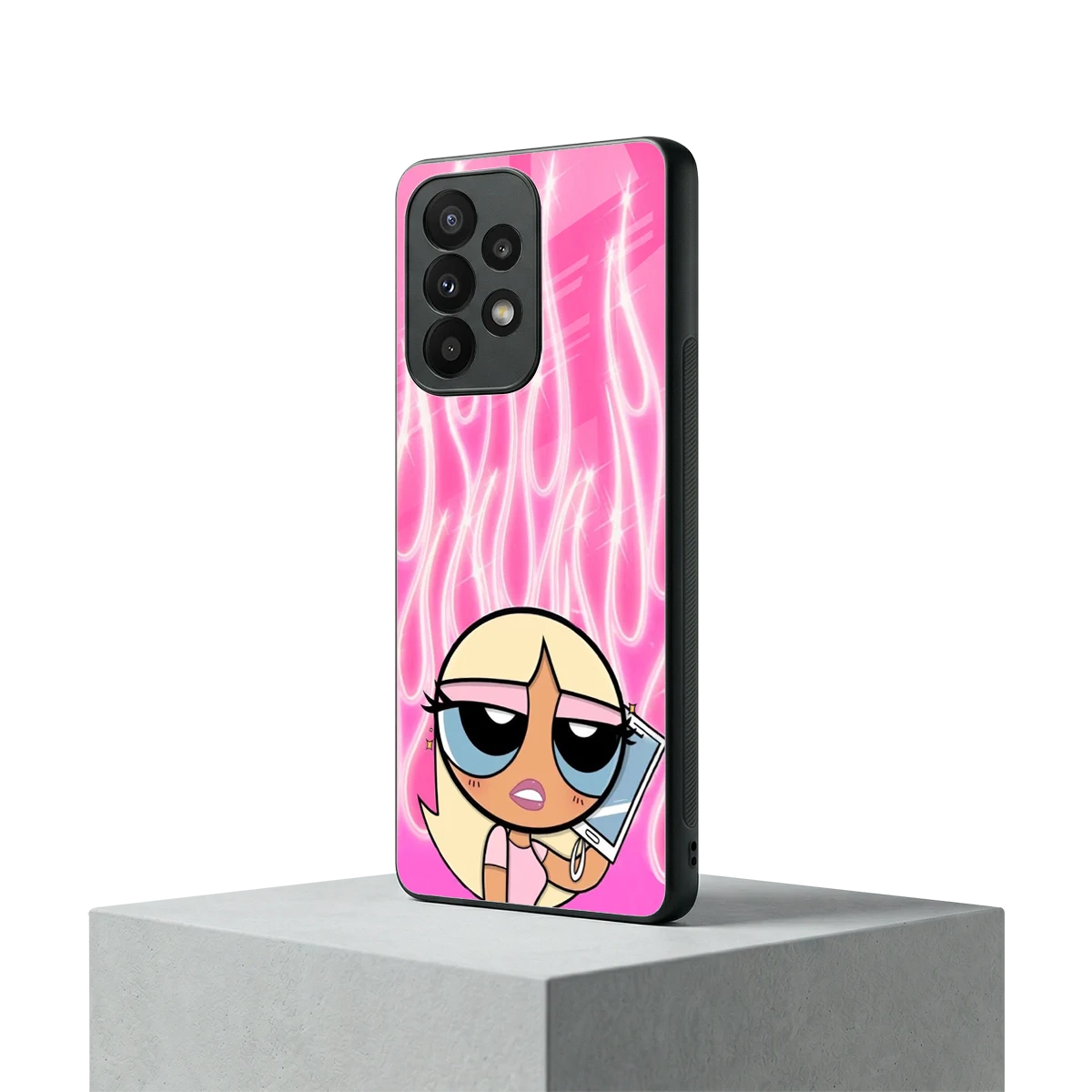 Chic Blaze samsung galaxy a23 mobile cover | shockproof glass phone case