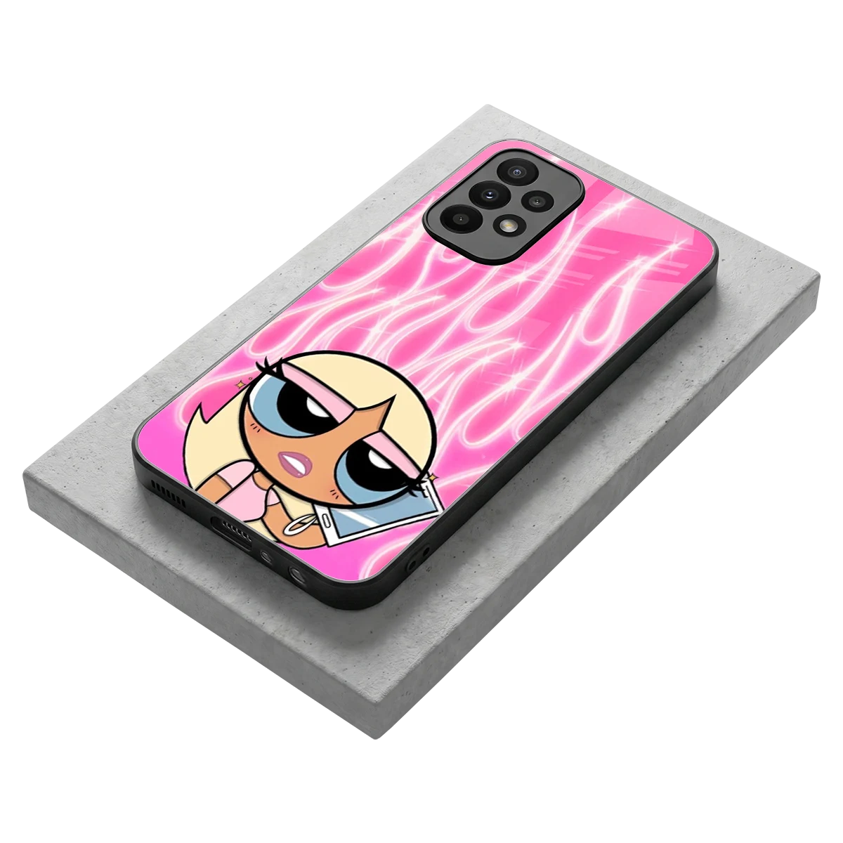 Chic Blaze stylish phone case for samsung galaxy a23 | glossy glass and slim fit