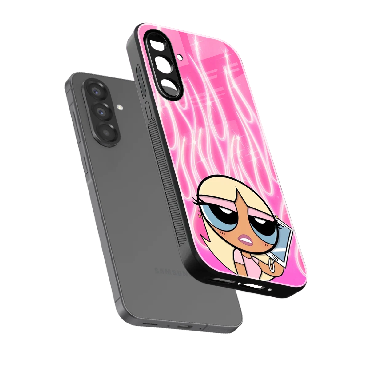 Chic Blaze sleek samsung galaxy a17 5g cover with tempered glass back and TPU edges