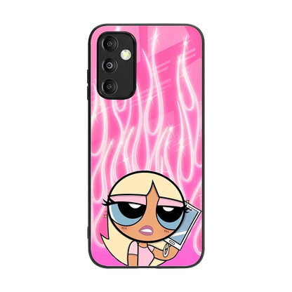 Chic Blaze back phone cover | glass case for samsung galaxy m14 5g