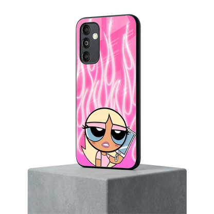 Chic Blaze samsung galaxy m14 5g mobile cover | shockproof glass phone case