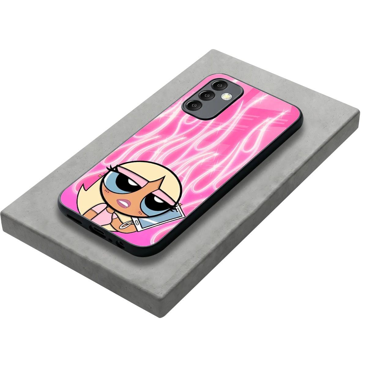 Chic Blaze stylish phone case for samsung galaxy m14 5g | glossy glass and slim fit