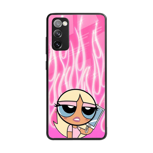Chic Blaze back phone cover | glass case for samsung galaxy s20 fe
