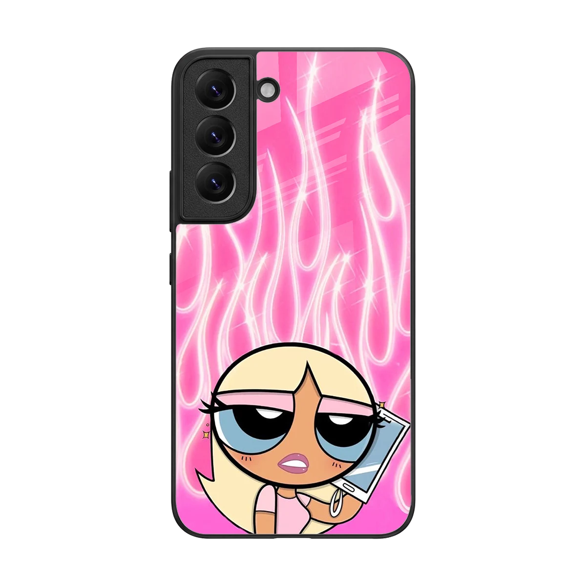 Chic Blaze back phone cover | glass case for samsung galaxy s22