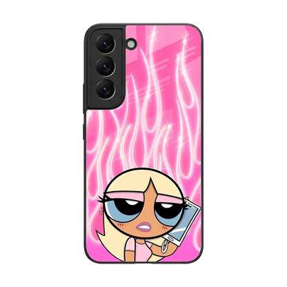 Chic Blaze back phone cover | glass case for samsung galaxy s22