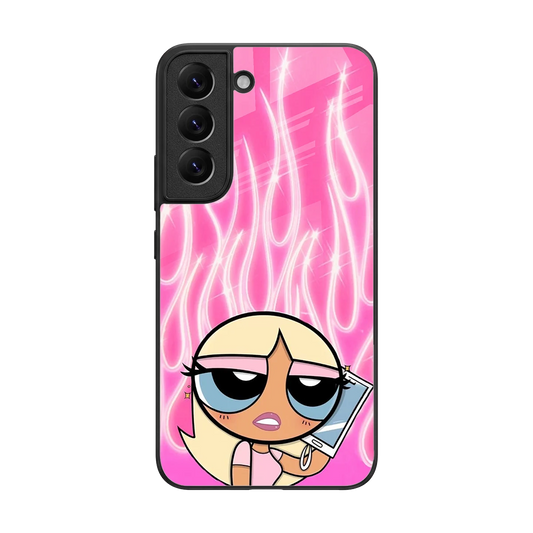 Chic Blaze back phone cover | glass case for samsung galaxy s22