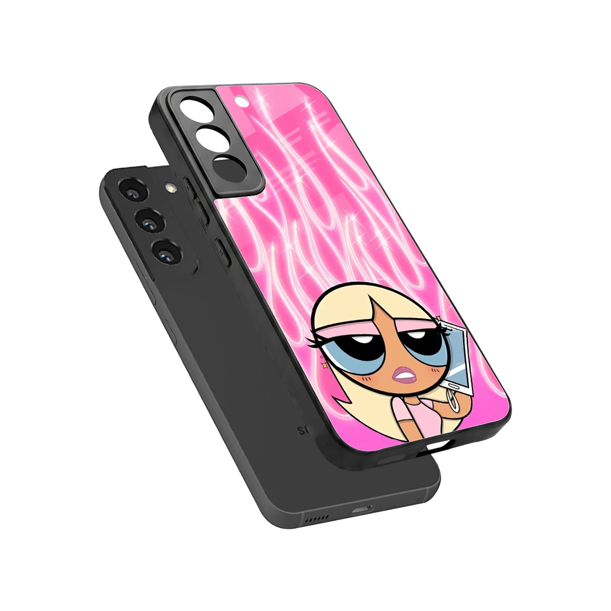 Chic Blaze sleek samsung galaxy s22 cover with tempered glass back and TPU edges