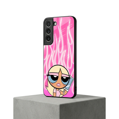 Chic Blaze samsung galaxy s22 mobile cover | shockproof glass phone case