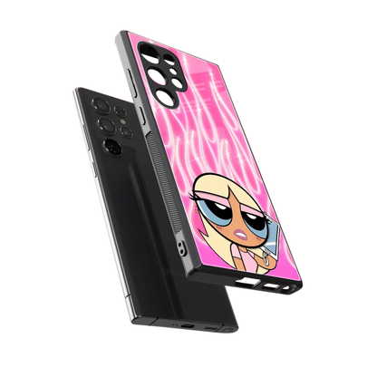 Chic Blaze sleek samsung galaxy s23 ultra cover with tempered glass back and TPU edges