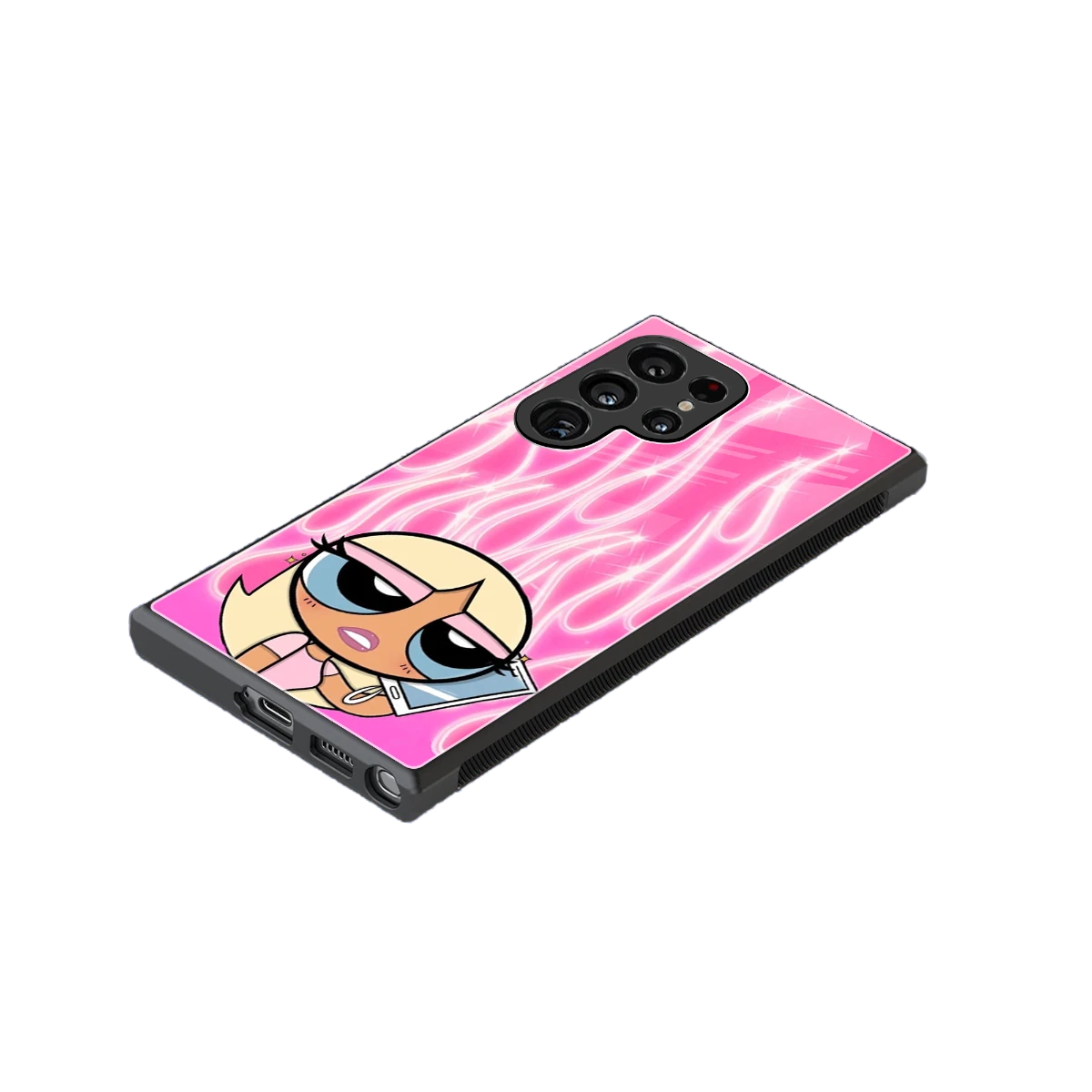 Chic Blaze stylish phone case for samsung galaxy s24 ultra | glossy glass and slim fit