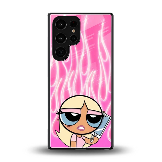 Chic Blaze back phone cover | glass case for samsung galaxy s25 ultra