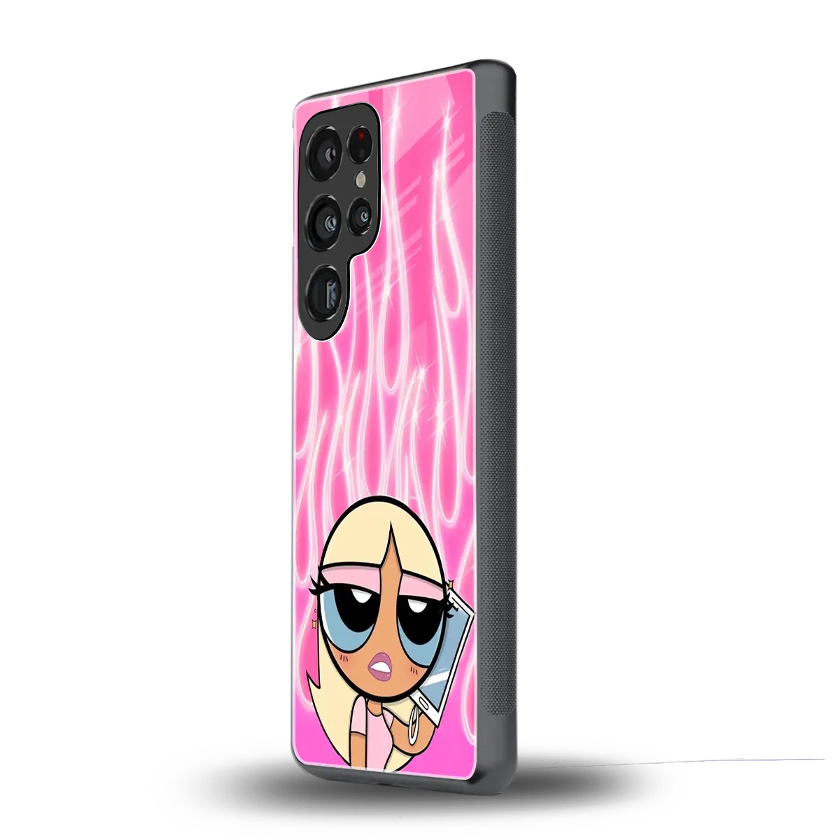 Chic Blaze samsung galaxy s25 ultra mobile cover | shockproof glass phone case