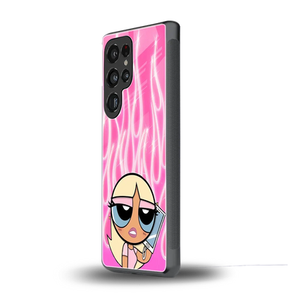 Chic Blaze samsung galaxy s25 ultra mobile cover | shockproof glass phone case