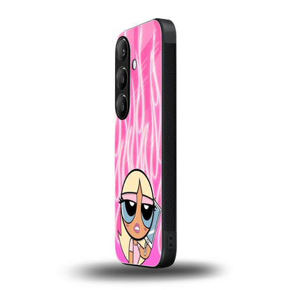 Chic Blaze samsung galaxy s24 mobile cover | shockproof glass phone case