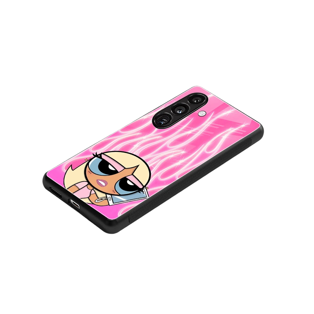 Chic Blaze stylish phone case for samsung galaxy s24 | glossy glass and slim fit