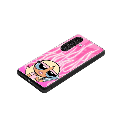 Chic Blaze stylish phone case for samsung galaxy s24 | glossy glass and slim fit