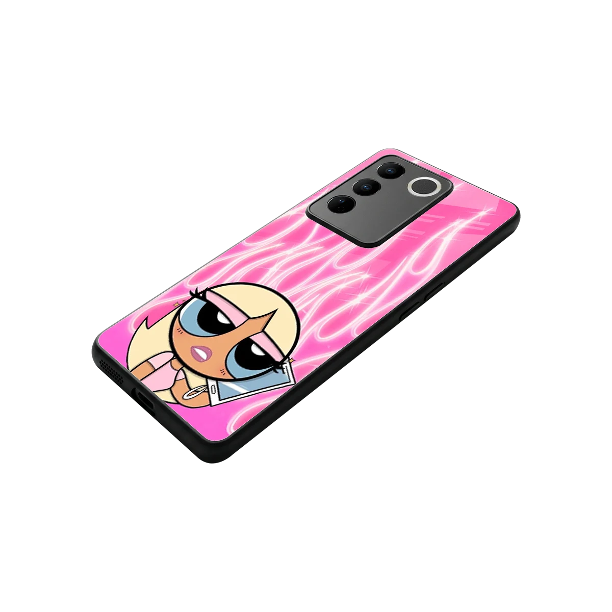 Chic Blaze stylish phone case for vivo v27 5g | glossy glass and slim fit
