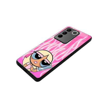 Chic Blaze stylish phone case for vivo v27 5g | glossy glass and slim fit