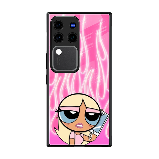 Chic Blaze back phone cover | glass case forvivo v30 pro